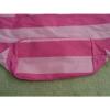 NWT Victoria&#039;s Secret XL Tote Sig Pink Striped LE Beach Bag Shopper Vacation $60