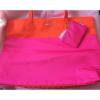 New Clinique Pink and Orange Tote Beach Bag