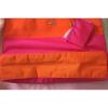 New Clinique Pink and Orange Tote Beach Bag