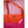 New Clinique Pink and Orange Tote Beach Bag