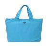 Beach Tote Bag Shopping Weekender Shoulder Handbag Blue 100% Cotton NWT