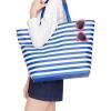 NWT Kate Spade MAKE A SPLASH REY BEACH BAG TOTE STRIPE SUNGLASS X-LARGE