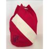 Carolina Herrera Red Canvas Nautical Beach Tote Bag (Retail Price $229)