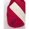 Carolina Herrera Red Canvas Nautical Beach Tote Bag (Retail Price $229)