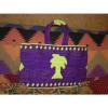 Spring Break Boho Large Woven Handbag Tote Beach Sewing Quilting Book Bag Tiki