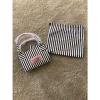 BNWT RARE Henri Bendel Beach Tote Metallic Pink Includes Dust Bag That Is Shown