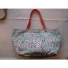 Fossil ZB5758403 Keyper EW Tote Blue Multi purse shopper beach bag NWT 98.*^