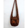 KID TRIP BEACH SMALL BROWN MONK SHOULDER BAG CUSTOM HOBO FREE GYPSY THAI UNISEX