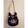 Juicy Couture Blue Terry Cloth Cotton Shoulder Beach Gym Bag