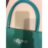 LANCOME PARIS Large Aqua Blue ReversableTote TRAVEL Beach Shopping Shoulder Bag