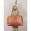 $7K Giorgio&#039;s of Palm Beach-Natural Tan Alligator Shoulder Tote Shopper Bag