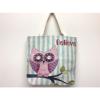 Women&#039;s Canvas Shopping Bag Owls Canvas Tote Bag Shoulder Canvas Bag,beach Bag