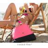 NWT Victorias Secret Beach Cooler Tote Bag Purse Pink and Black