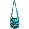 BAG SLING SHOULDER GYPSY TURQOISE BEACH HOBO BOHO SPIRAL CHILD GREEN YOGA GIFT