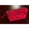 New Stubbs &amp; Wootton Palm Beach Pink Spots POCKET Cosmetic Bag Clutch MSRP $75