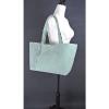 VEGAN Tote Hand Bag Turquoise Blue Large w/Tassel Summer Beach Casual Everyday