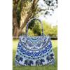 Cotton Shopping Shopper Tote Shoulder Bag Beach Round Mandala Towel Throw Bags