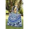 Cotton Shopping Shopper Tote Shoulder Bag Beach Round Mandala Towel Throw Bags