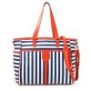 Stella &amp; Dot keep it in the bag navy red stripe diaper beach purse bag SOLD OUT