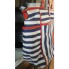 Stella &amp; Dot keep it in the bag navy red stripe diaper beach purse bag SOLD OUT