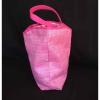 LANCOME Reversible Pink Tote Beach Bag Lined Shopper Handbag Carry-All Purse NEW