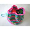 Striped Knit Bag Market/Shopping Tote Shoulder Sling Beach Swim Summer Vegan