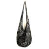 W/34 SHOULDER BAG BLACK BEACH TIE DYE HOBO UNIQUE YOGA PURSE BOHEMIAN CROSS BODY