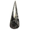 W/34 SHOULDER BAG BLACK BEACH TIE DYE HOBO UNIQUE YOGA PURSE BOHEMIAN CROSS BODY