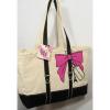 Bath &amp; Body Works PARIS Women&#039;s Ivory Beach Tote Over The Shoulder Bag