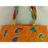 Sally Huss Canvas Beach Umbrella Design Tropical Bag Purse  A Rainbow For Life