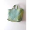 Blue and Yellow Handwoven Market Bag, Tote, Beach, Totokaelo, La Garconne