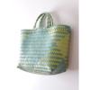 Blue and Yellow Handwoven Market Bag, Tote, Beach, Totokaelo, La Garconne