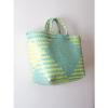 Blue and Yellow Handwoven Market Bag, Tote, Beach, Totokaelo, La Garconne