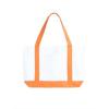 Malibu Surf Orange Cotton Beach Tote Bag