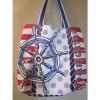 S.S. Brighton Canvas Tote Bag Purse Nautical Beach-Chic Anchor $100 Captain