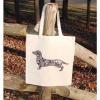 Dachshund Fashion Women Canvas Natural Shoulder Bags Beach Tote Zendoodle