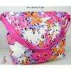 Aero Aeropostale XL Purse Beach Bag Flower School Book Tote Fold Over Pink NWT