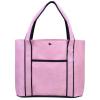 Fashion Tote Bag Shopping Beach Purse Pink Blue or Natural