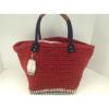 Women&#039;s SUN&#039;N&#039;SAND Brand Red WOVEN Beach Tote Bag - $45 MSRP - 35% off