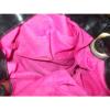 Kenneth Cole Reaction hot pink nylon &amp; pvc shoulder bag tote beach school bag