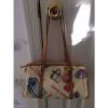 Dooney &amp; Bourke Miami Beach Barrel Bag, White, Retired