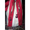 NEW S. S. Juicy Couture Tote Shopper Handbag First Class Beach Bag Ivory &amp; Red !