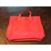 75$Victoria&#039;s Secret Vinyl Pink The Sexiest On Earth Tote Shopping Beach Bag NWT