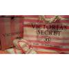 NWT Victoria&#039;s Secret Tote Bag Large Pink &amp; wht Striped beach tote + flip flops