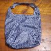 Old Navy Blue Anchors Pattern Lightweight Nylon Travel Beach Shoulder Purse Bag