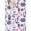 Nautical Anchor Red White Blue Over Sized Beach Tote Bag