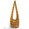 CHIC! BEACH BAG SLING SHOULDER ADVENTURE FREE LARGE HOBO BOHO BROWN YOGA UNISEX