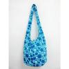 SPIRAL BAG SLING SHOULDER BEACH LARGE HOBO BOHEMIAN LADY GYPSY BLUE SKY UNISEX 2