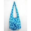 SPIRAL BAG SLING SHOULDER BEACH LARGE HOBO BOHEMIAN LADY GYPSY BLUE SKY UNISEX 2