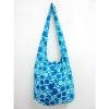 SPIRAL BAG SLING SHOULDER BEACH LARGE HOBO BOHEMIAN LADY GYPSY BLUE SKY UNISEX 2